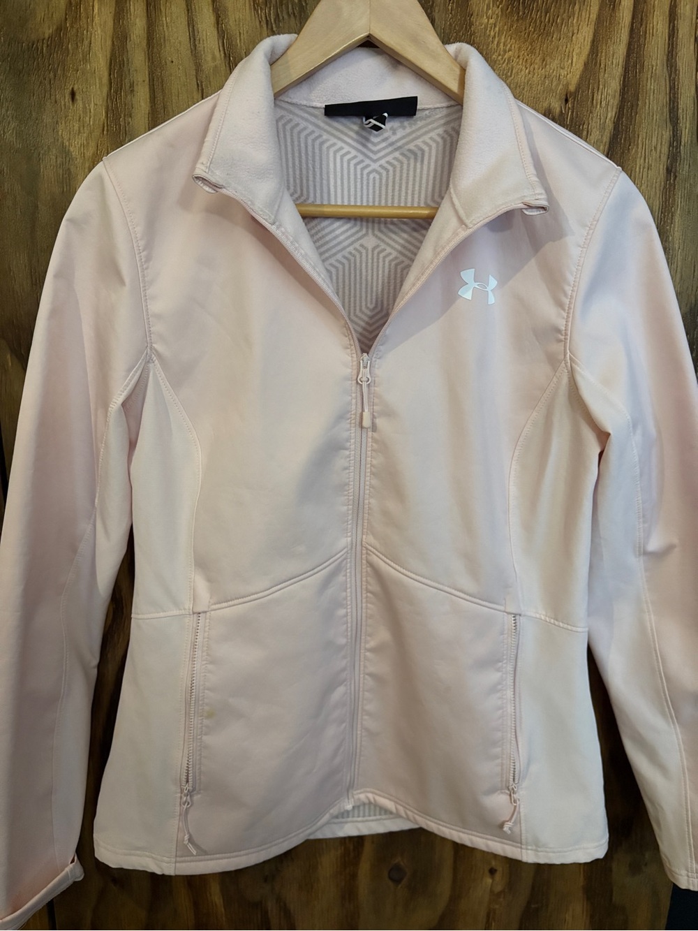 Under Armour Women's Light Pink Full-Zip Utility Jacket
